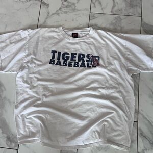 Vintage Detroit Tigers Nike Boxy Oversized Double Sided Graphic 2000 MLB Shirt